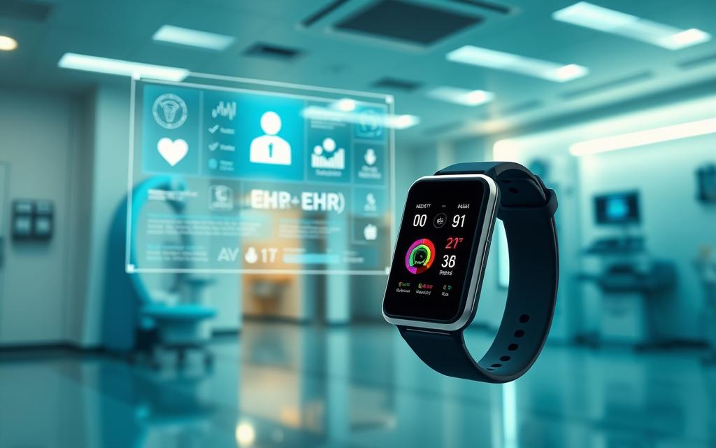 wearable health tech and EHR system benefits